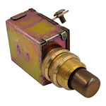 Botón Partida 12v 25 Amp Metalico Dorado