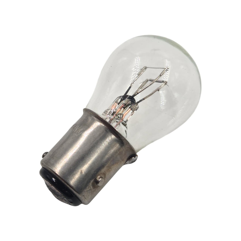 Ampolleta S25 Pata dispareja en Angulo 2 Contactos 12v 21/5 W BAZ15D