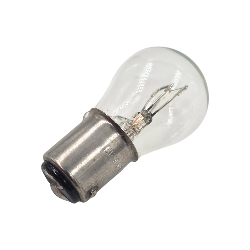 Ampolleta S25 Pata dispareja en Angulo 2 Contactos 12v 21/5 W BAZ15D