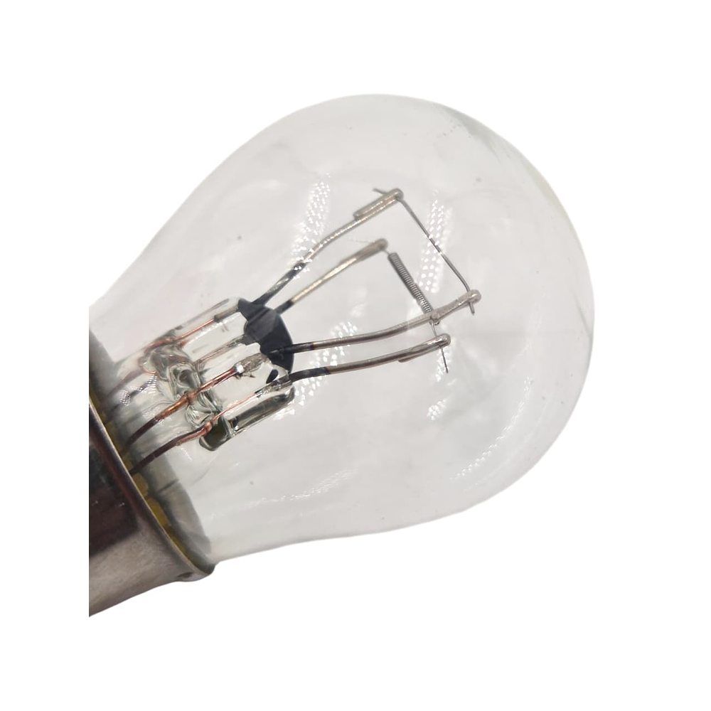 Ampolleta S25 Pata dispareja en Angulo 2 Contactos 12v 21/5 W BAZ15D