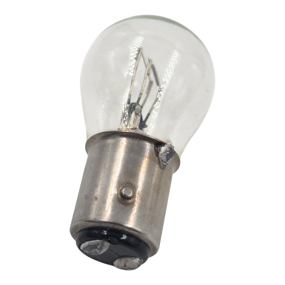Ampolleta S25 Pata dispareja en Angulo 2 Contactos 12v 21/5 W BAZ15D