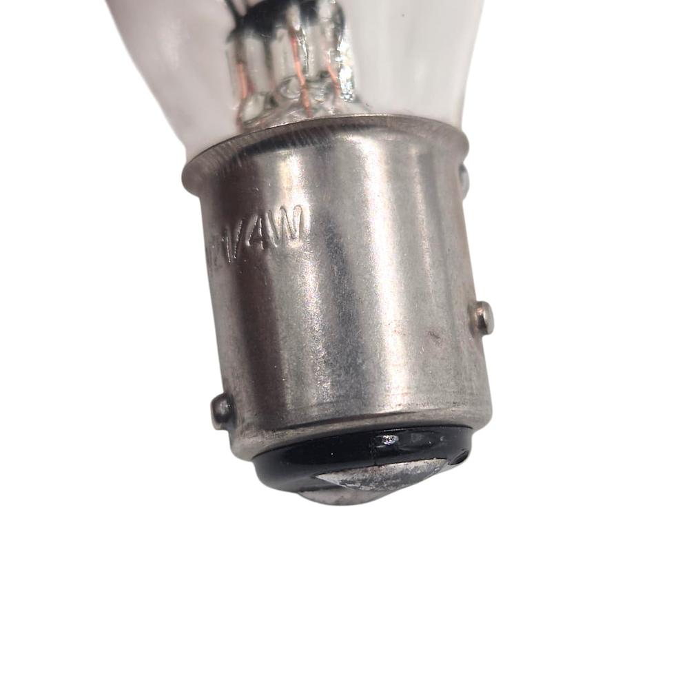 Ampolleta S25 Pata dispareja en Angulo 2 Contactos 12v 21/5 W BAZ15D