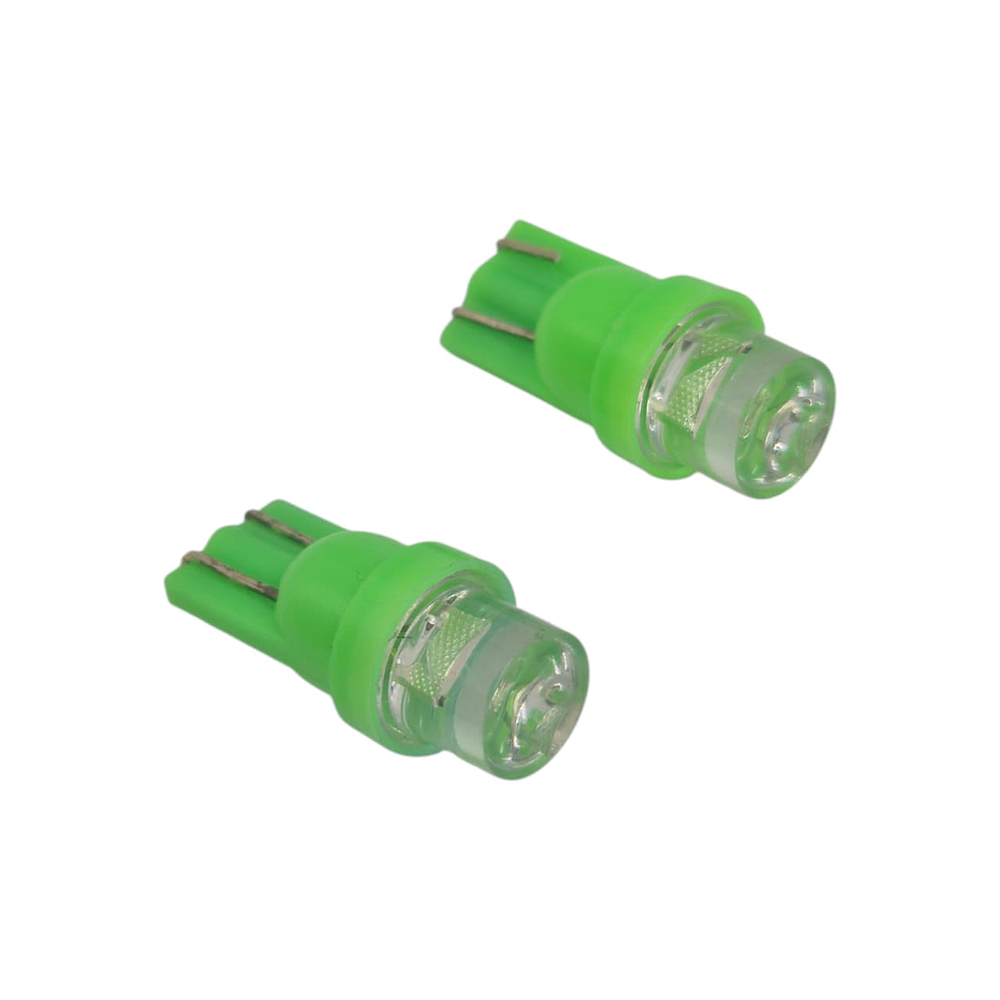 Ampolleta Led T10 Cola De Pescado Luz Verde 12v 3w