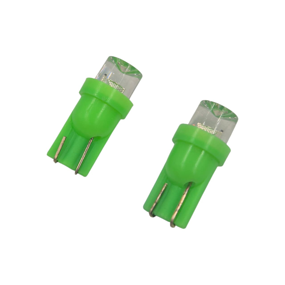 Ampolleta Led T10 Cola De Pescado Luz Verde 12v 3w