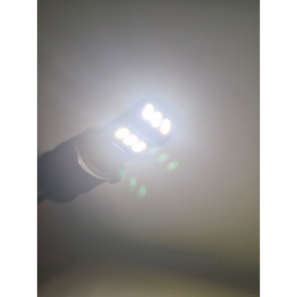 Par Ampolletas 9 Led T10 Blanco Cola De Pescado Canbus