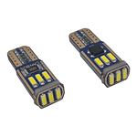 Par Ampolletas 9 Led T10 Blanco Cola De Pescado Canbus