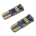 Par Ampolletas 9 Led T10 Blanco Cola De Pescado Canbus