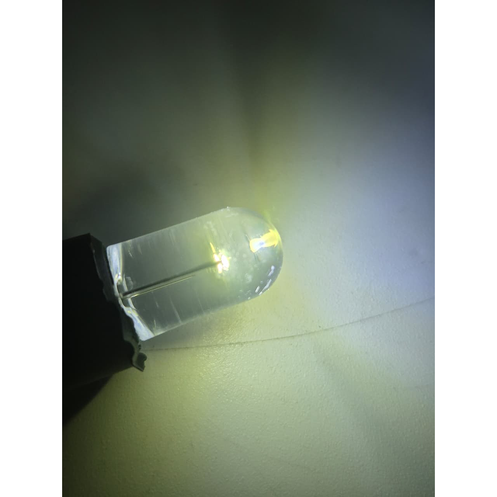 Par Ampolletas 1 Led T10 Blanco Cola De Pescado 