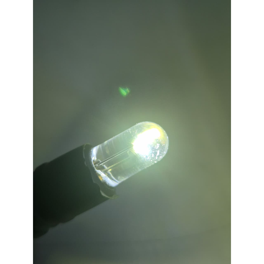 Par Ampolletas 1 Led T10 Blanco Cola De Pescado 