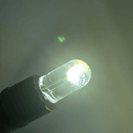 Par Ampolletas 1 Led T10 Blanco Cola De Pescado 