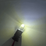 Par Ampolletas 1 Led T10 Blanco Cola De Pescado 