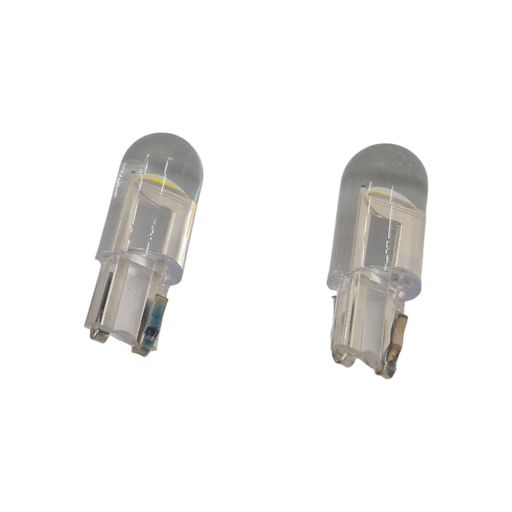 Par Ampolletas 1 Led T10 Blanco Cola De Pescado 