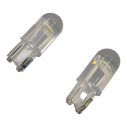 Par Ampolletas 1 Led T10 Blanco Cola De Pescado 