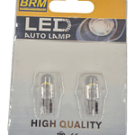 Par Ampolletas 1 Led T10 Blanco Cola De Pescado 