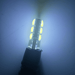 Par Ampolletas 6 Led T10  Blanco  Cola De Pescado 