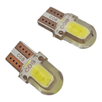 Par Ampolletas 2 Led T10  Blanco Cola De Pescado 
