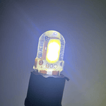 Par Ampolletas 2 Led T10  Blanco Cola De Pescado 