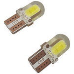 Par Ampolletas 2 Led T10  Blanco Cola De Pescado 