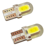 Par Ampolletas 2 Led T10  Blanco Cola De Pescado 