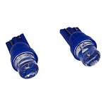 Ampolleta Led T10 Cola De Pescado Luz Azul 12v 3w