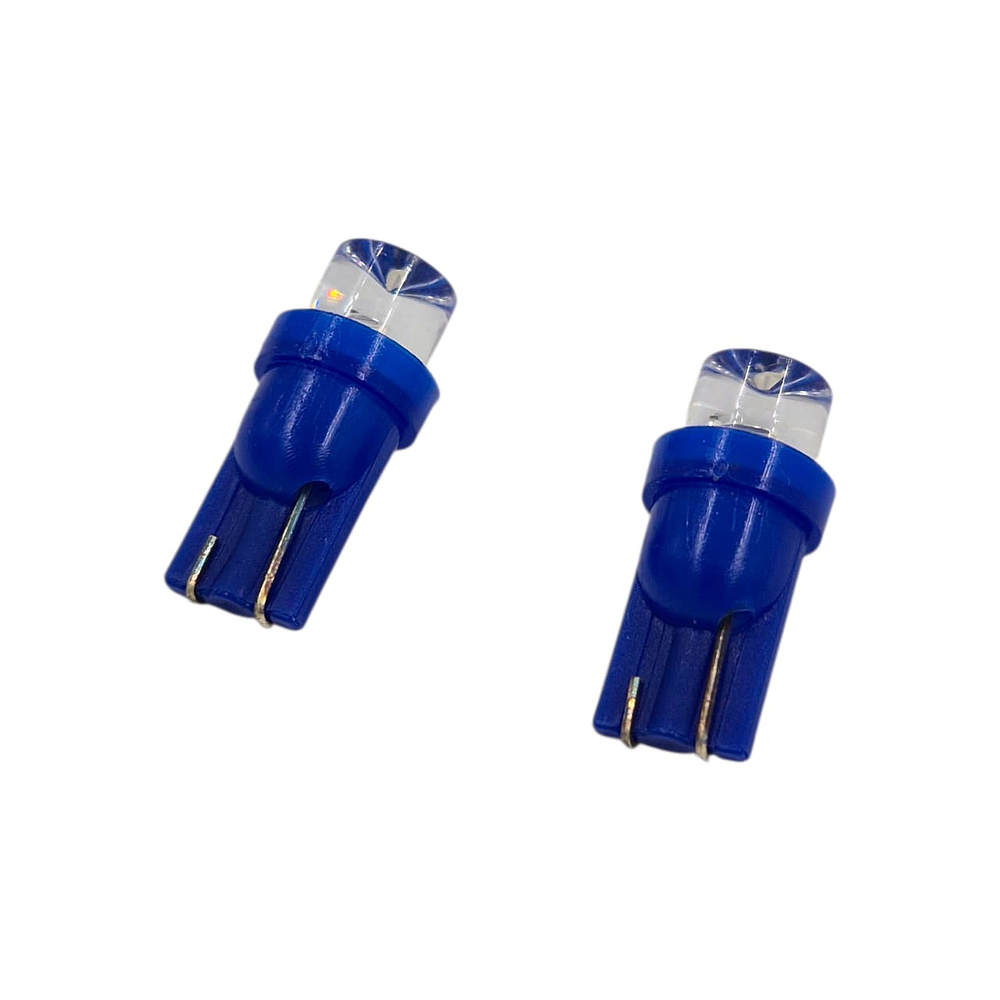 Ampolleta Led T10 Cola De Pescado Luz Azul 12v 3w