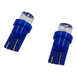Ampolleta Led T10 Cola De Pescado Luz Azul 12v 3w