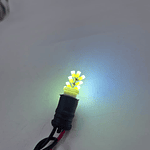Par Ampolletas 7 Led T10 Blanco Cola De Pescado 