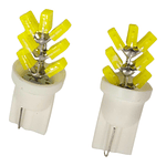 Par Ampolletas 7 Led T10 Blanco Cola De Pescado 