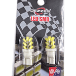 Par Ampolletas 7 Led T10 Blanco Cola De Pescado 