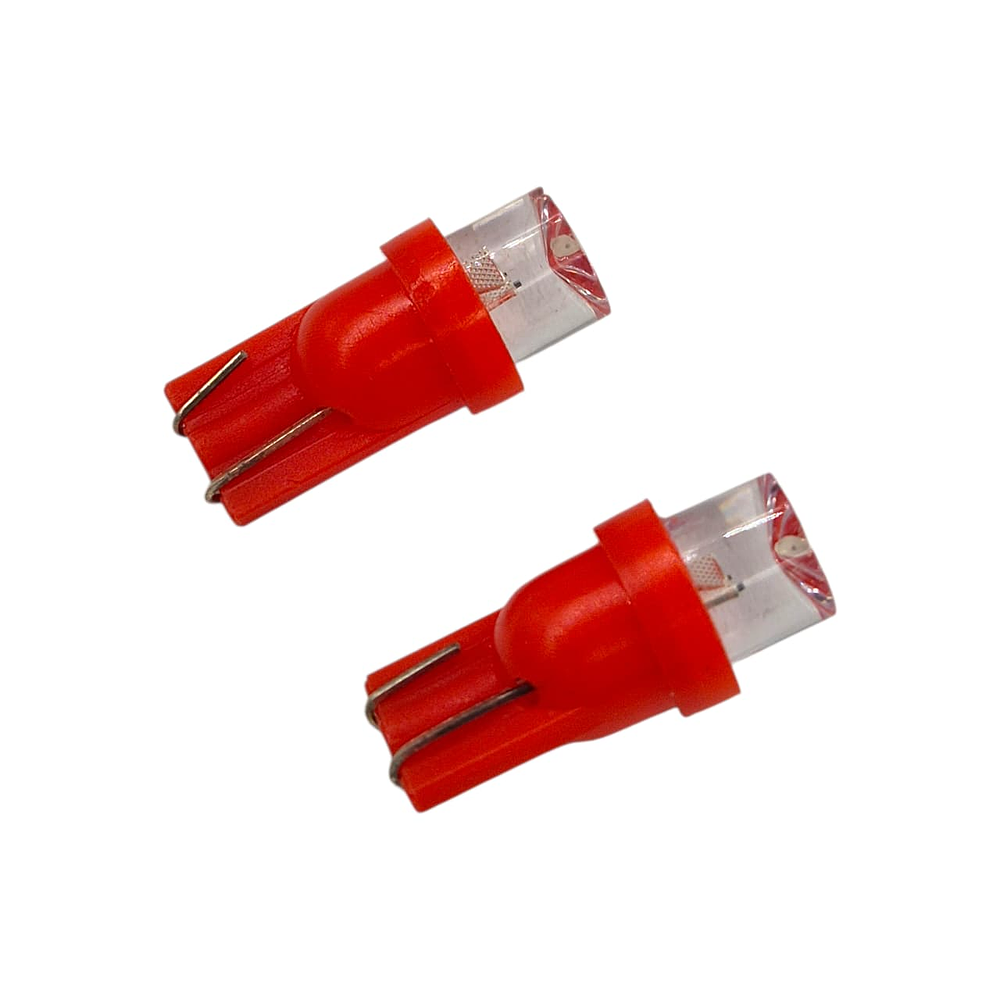 Ampolleta Led T10 Cola De Pescado Luz Roja 12v 3w
