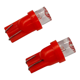 Ampolleta Led T10 Cola De Pescado Luz Roja 12v 3w