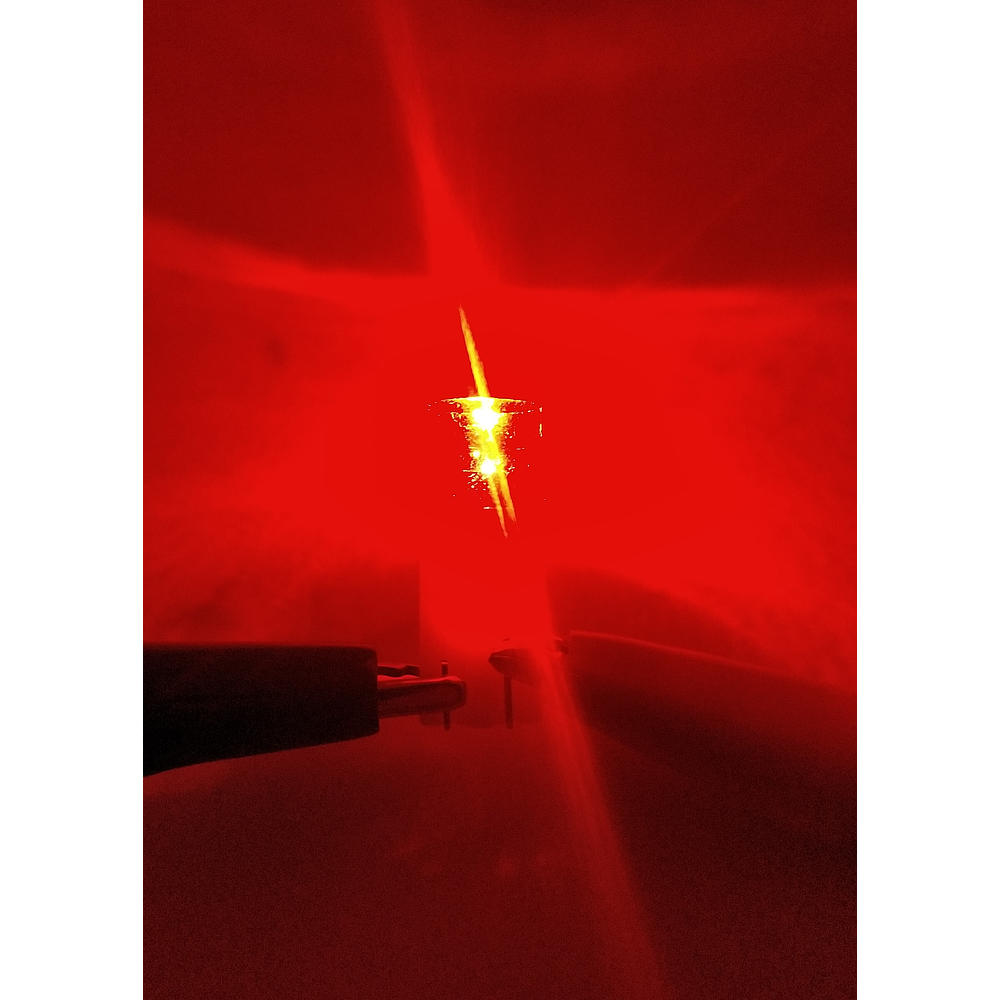 Ampolleta Led T10 Cola De Pescado Luz Roja 12v 3w