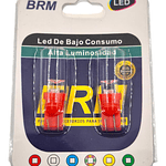 Ampolleta Led T10 Cola De Pescado Luz Roja 12v 3w