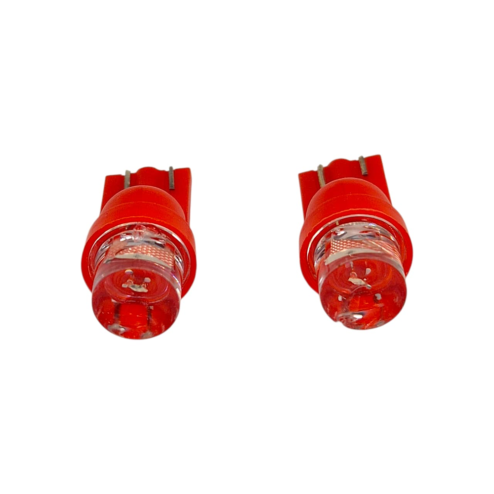 Ampolleta Led T10 Cola De Pescado Luz Roja 12v 3w