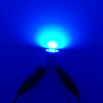 Ampolleta Plana 6 Led T10 Cola De Pescado Luz Azul 12v 