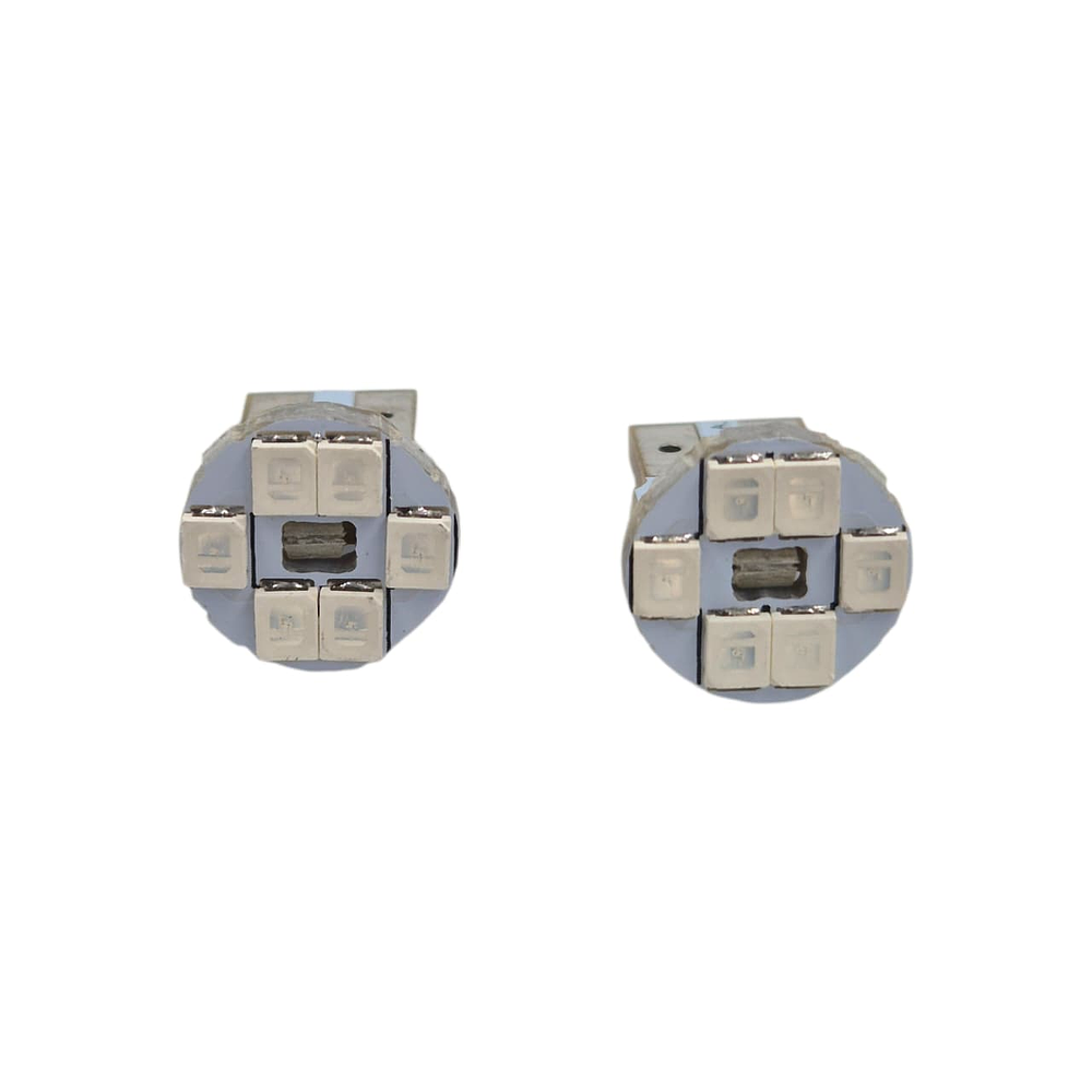 Ampolleta Plana 6 Led T10 Cola De Pescado Luz Azul 12v 