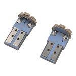 Ampolleta Plana 6 Led T10 Cola De Pescado Amarilla Ambar 12v 