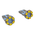 Ampolleta Plana 6 Led T10 Cola De Pescado Blanco 12v 