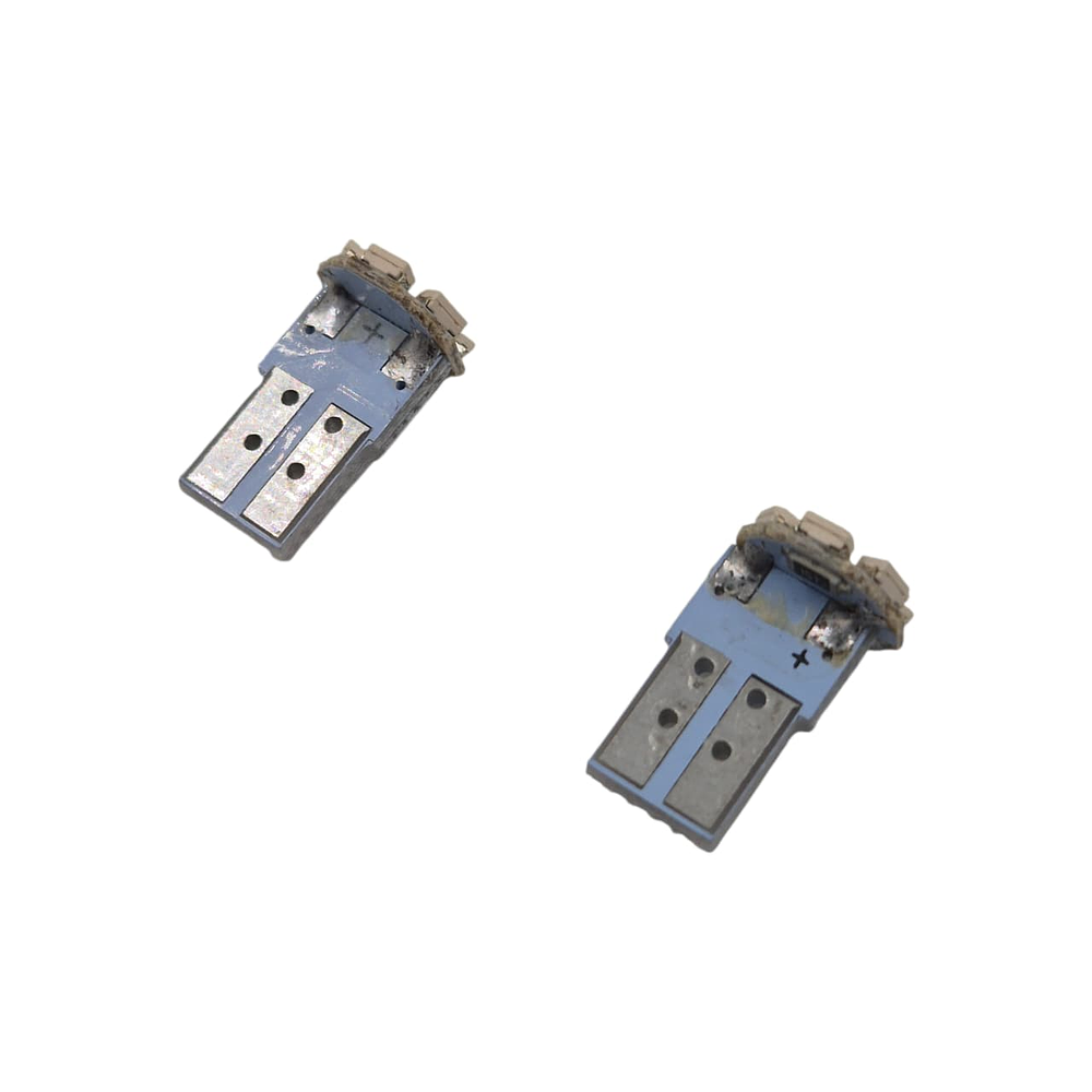 Ampolleta Plana 6 Led T10 Cola De Pescado Blanco 12v 