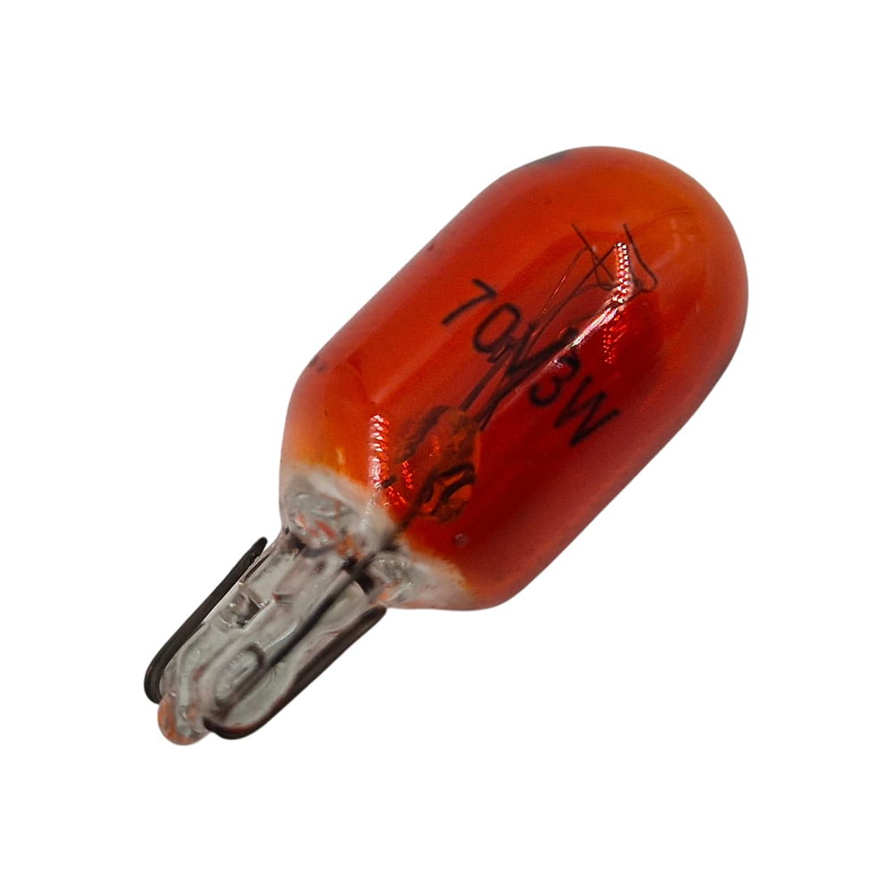 Ampolleta T10 Cola De Pescado Amarilla Ambar 70v 