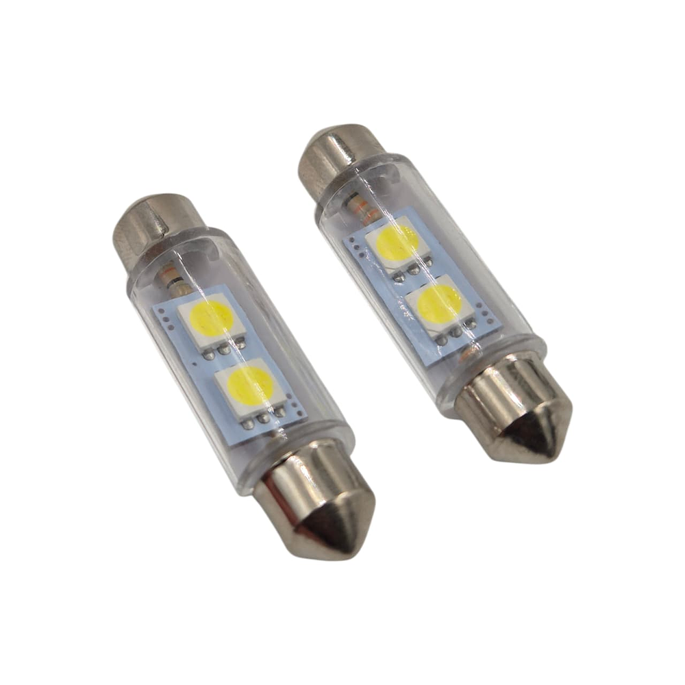 Par Ampolleta Led Tipo Fusible 41mm