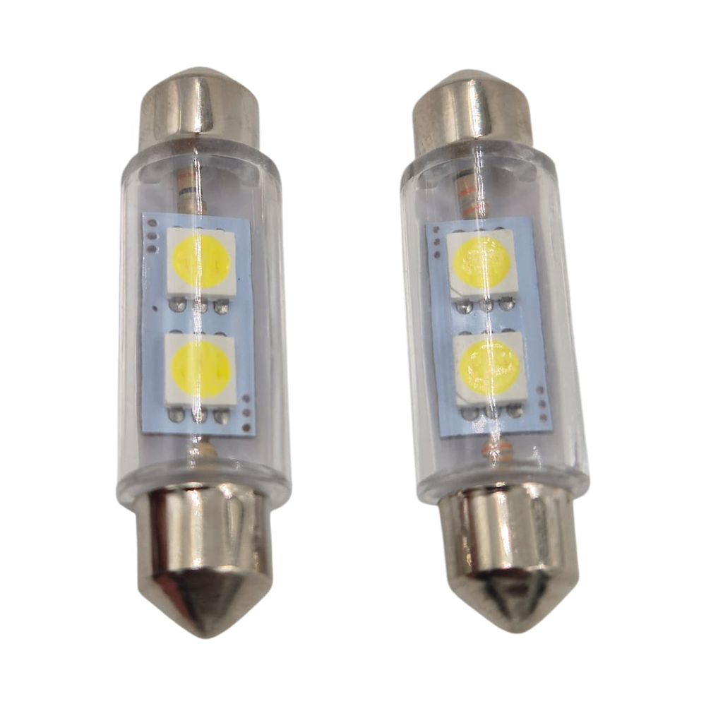 Par Ampolleta Led Tipo Fusible 41mm