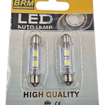 Par Ampolleta Led Tipo Fusible 41mm