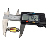 Par Ampolleta Led Tipo Fusible 31mm