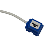 Pack 2 Enchufe Porcelana 1 contacto para Ampolleta H3 y H1