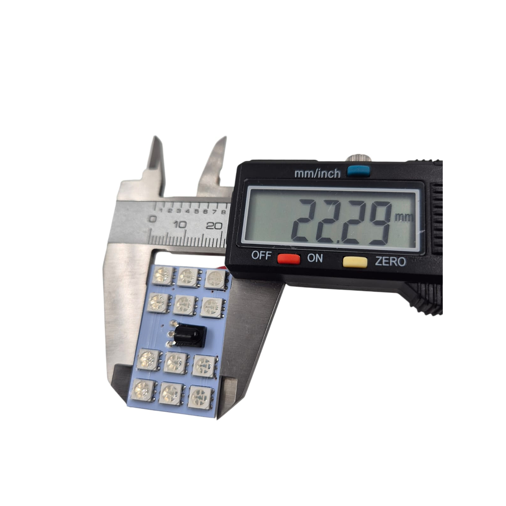 Placa 12 Led Rgb Con control