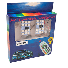 Placa 12 Led Rgb Con control