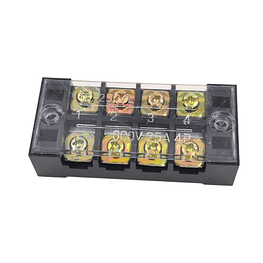 Regleta De Conexion Aislada 4 Contactos 25a