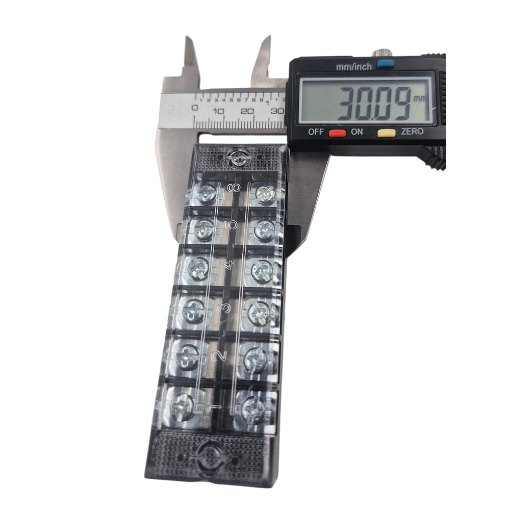 Regleta De Conexion Aislada 6 Contactos 25a