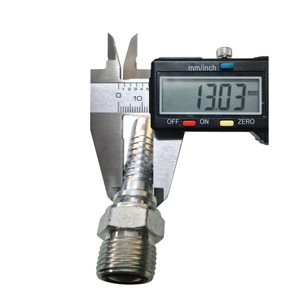 Conector Hidraulico Macho ORFS 13/16 pulgadas Hilo 16